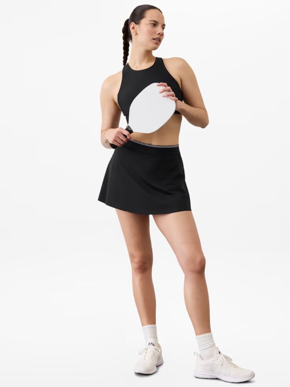 Athleta Ace Advantage High Rise Tipped 13.5” Skort, Size Medium